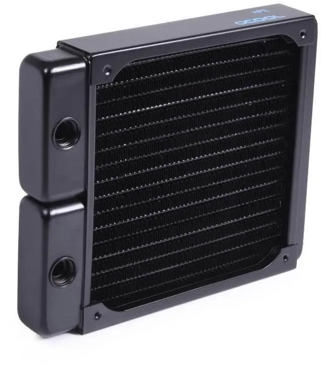 Alt view image 3 of 7 - Alphacool NexXxoS HPE-30 Full Copper 140mm Radiator (14470)