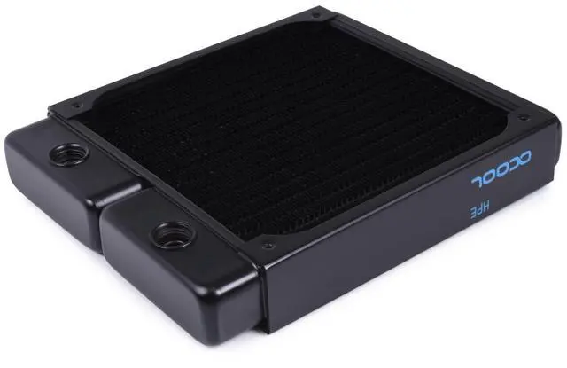 Alt view image 2 of 7 - Alphacool NexXxoS HPE-30 Full Copper 140mm Radiator (14470)