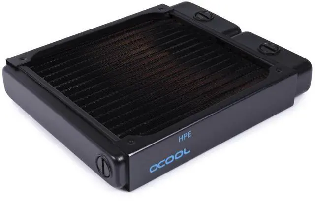 Alt view image 4 of 7 - Alphacool NexXxoS HPE-30 Full Copper 140mm Radiator (14470)