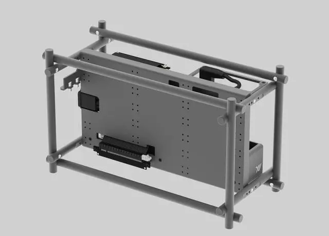 Alt view image 7 of 7 - XWORKS 70 xFrame Small Form Factor Open Air Case (XWK-0002)