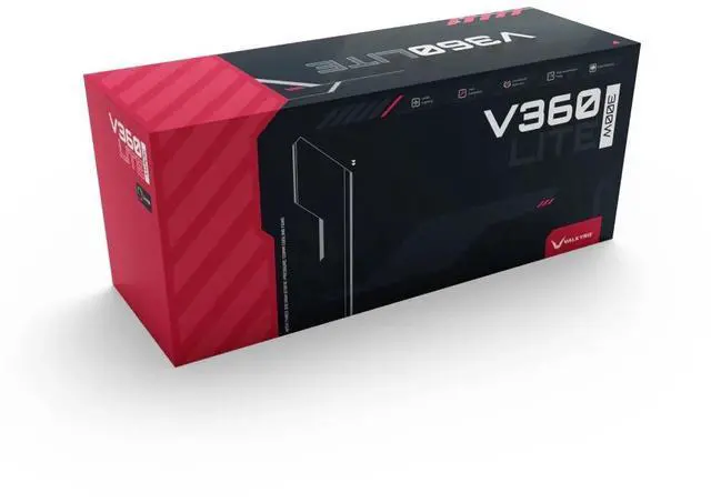 Alt view image 3 of 7 - Valkyrie V360 Lite ARGB All-in-One CPU Liquid Cooler - Black (VK-AIOVL360B)