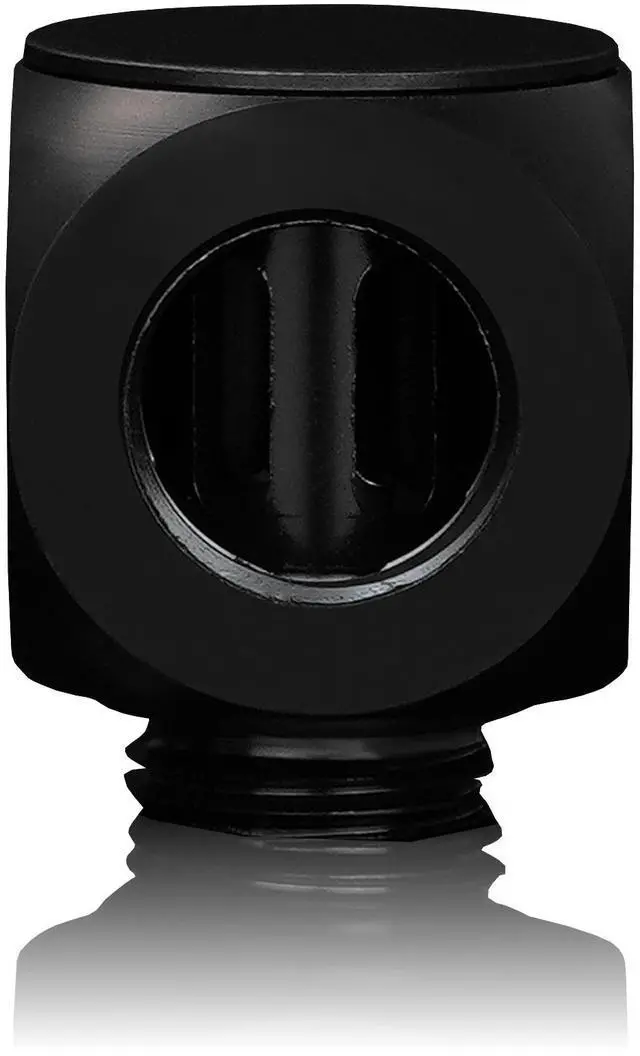 Alt view image 2 of 7 - Thermal Grizzly DeltaMate Rotary Fitting - 90° - Black - 6 Pack, G1/4, Brass (TG-DM-FIT-6003)