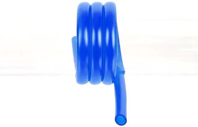 Alt view image 5 of 8 - Alphacool Alphatube HF Tubing 10mm ID, 13mm OD (3/8" ID, 1/2" OD), 1 meter, UV Blue, 13/10mm, PVC (1013846)