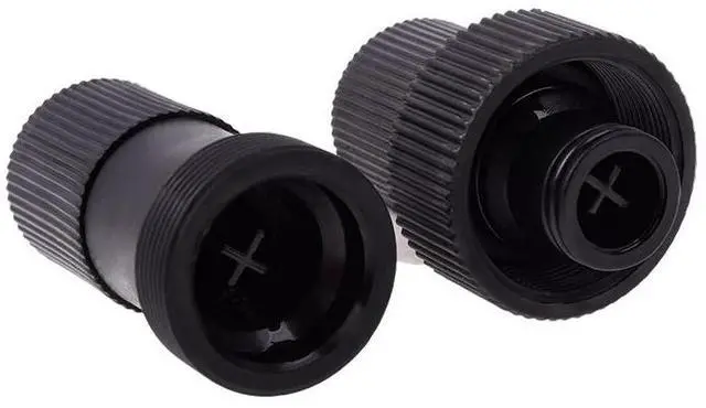 Alt view image 12 of 16 - Alphacool G1/4" HF Quick Release Connector Kit, Black