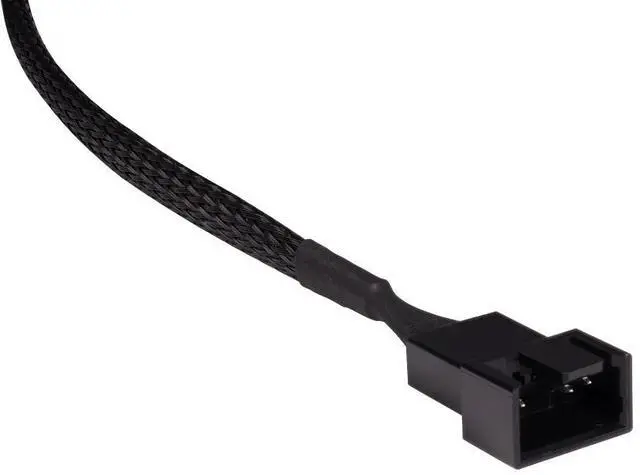 Alt view image 2 of 6 - Alphacool Y-Splitter 4-Pin to 2x 4-Pin PWM Cable - 15cm - Black (18676)