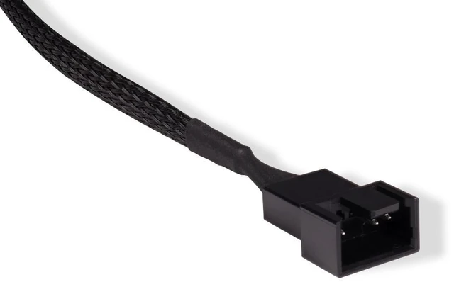 Alt view image 2 of 7 - Alphacool Y-Splitter 4-Pin to 2x 4-Pin PWM Cable - 30cm - Black (18677)