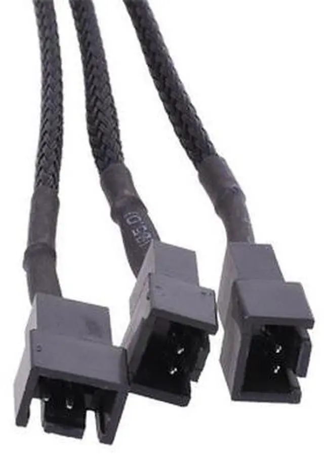 Alt view image 4 of 5 - Phobya 4-Pin Voltage Reduction Cable, 5V/7V/12V - 30cm | Black(87485)