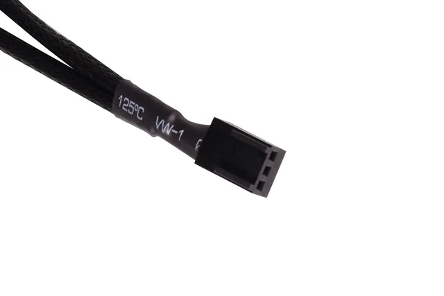 Alt view image 4 of 7 - Alphacool Y-Splitter 3-Pin to 4x 3-Pin Cable - 30cm (18695)