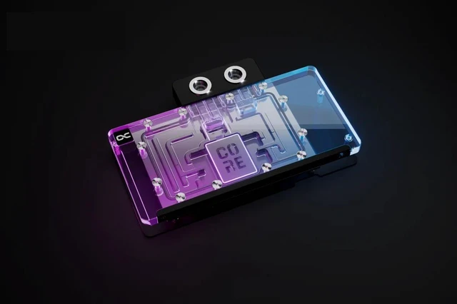 Alt view image 2 of 7 - Alphacool Core RX 9070 XT Steel Legend with Backplate (14806)