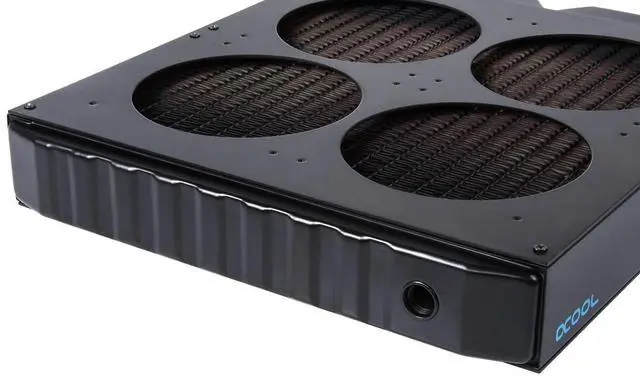 Alt view image 4 of 7 - Alphacool NexXxoS XT45 Full Copper Quad 480/560 Radiator (14396)
