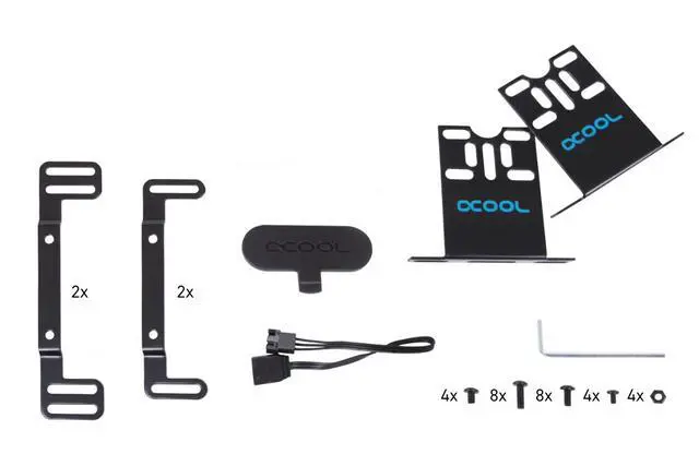 Alt view image 6 of 7 - Alphacool Core 100 Aurora Reservoir Acetal/Acryl with VPP Pump (15380)
