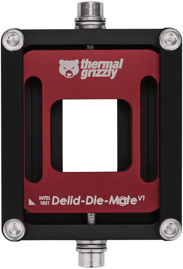 Alt view image 3 of 7 - Thermal Grizzly Intel 1851 Delid-Die-Mate V1, Aluminum (TG-DDM-i1851-V1)