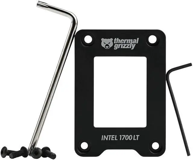 Alt view image 9 of 14 - Thermal Grizzly - CPU Contact Frame Intel 1700 LT - for Optimized CPU Contact Pressure to Improve The Cooling Performance