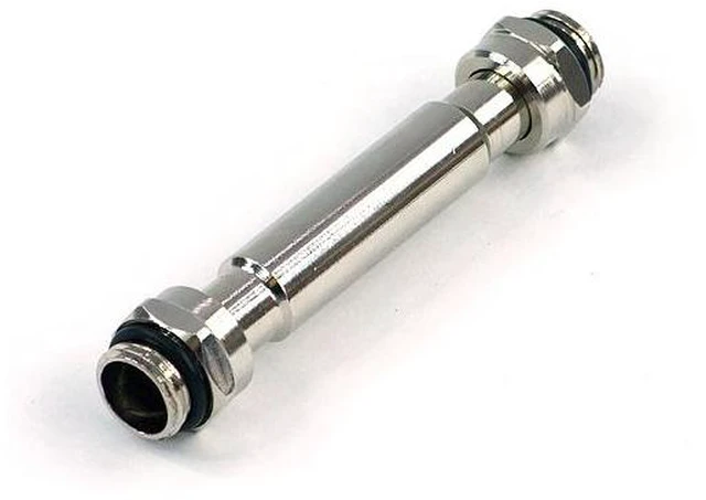 Alt view image 10 of 10 - Phobya Variable Length SLI/Crossfire Fitting, 3 Slot, Silver Nickel