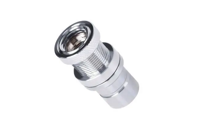 Alt view image 2 of 5 - Alphacool Eiszapfen Quick Release Male Bulkhead G1/4 Inner Thread - Chrome (17462)
