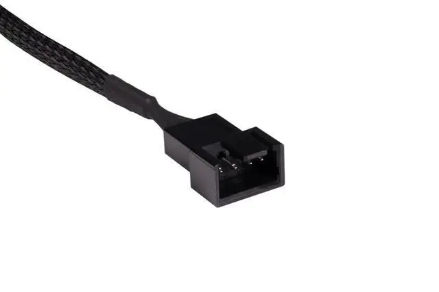 Alt view image 2 of 6 - Alphacool Y-Splitter 4-Pin to 4x 4-Pin PWM Cable - 60cm - Black (18684)