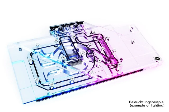 Alt view image 2 of 6 - Alphacool Alphacool Eisblock Aurora Acryl GPX-A Radeon RX 6800/6800XT Strix/TUF with Backplate (11955)