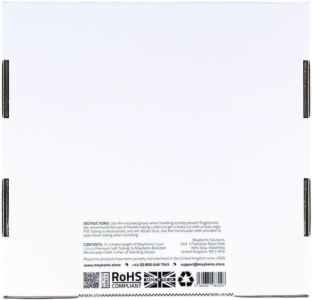 Alt view image 5 of 7 - Mayhems Soft Tubing - Hyper Clarity PVC - 16/10mm - 3m Retail Box, Clear (MSTHC10163M)
