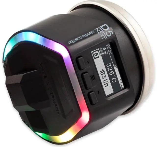 Alt view image 5 of 5 - Aquacomputer D5 Next RGB - Black (41118)