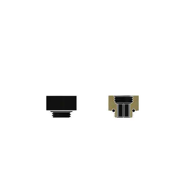Alt view image 4 of 8 - Thermal Grizzly TG-DM-FIT-0006 DeltaMate Extender MF10 Black 10mm G1/4 Male-to-Female Spacer for Custom PC WaterCooling