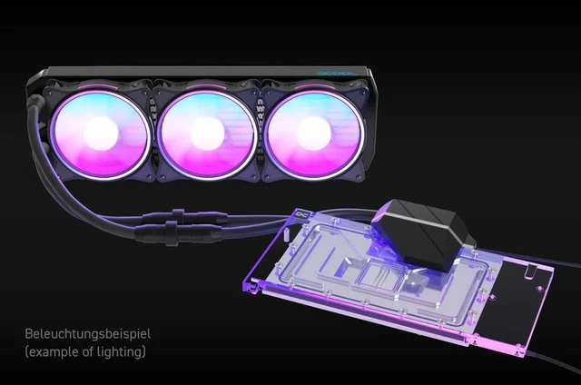 Alt view image 5 of 7 - Alphacool Eiswolf 2 AIO - 360mm RTX 4080 Suprim with Backplate (14488)