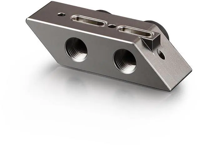 Alt view image 2 of 7 - Thermal Grizzly DeltaMate GPU Block Terminal, Brass, Silver (TG-DM-ACC-001)