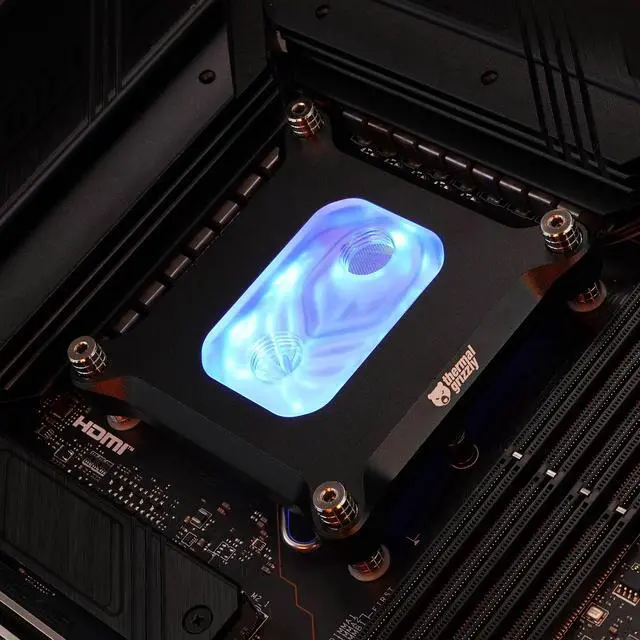 Alt view image 3 of 7 - Thermal Grizzly Intel 1851 Mycro Pro RGB CPU Waterblock (TG-MY-P-RGB-i1851)