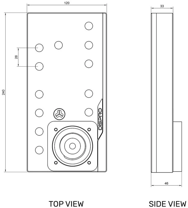 Alt view image 2 of 7 - Stealkey Customs DisPro 240D Distroplate D5/DCC D-RGB (19002)
