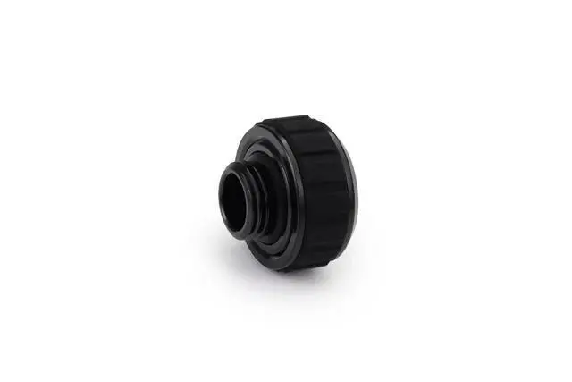 Alt view image 2 of 6 - Alphacool Apex Grip 16/10mm G1/4 SoftTube Fitting - Black - 6 Pack (14923)