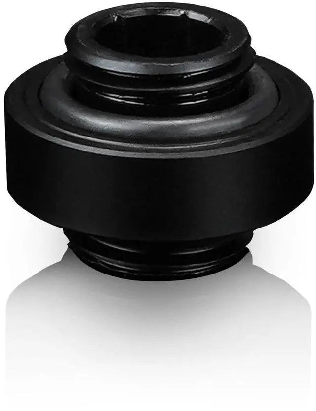 Alt view image 2 of 7 - Thermal Grizzly DeltaMate 7mm Male to Male Extender Fitting - MM7R - Black, G1/4, Brass (TG-DM-FIT-0011)