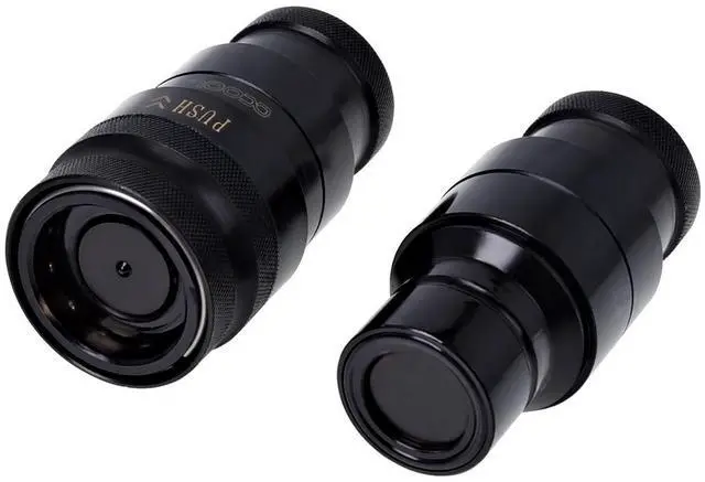 Alt view image 13 of 14 - Alphacool G3/8" Eiszapfen HF Quick Release Connector Kit, Deep Black