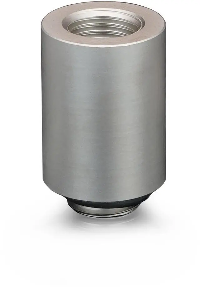 Alt view image 4 of 7 - Thermal Grizzly DeltaMate 28mm Male to Female Extender Fitting - MF28 - Matt Nickel - 6 Pack, G1/4, Brass (TG-DM-FIT-6208)