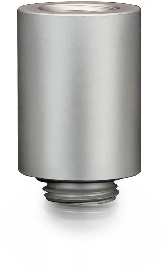 Alt view image 3 of 7 - Thermal Grizzly DeltaMate 28mm Male to Female Extender Fitting - MF28 - Matt Nickel, G1/4, Brass (TG-DM-FIT-0208)