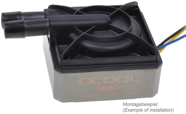 Alt view image 11 of 15 - Alphacool Laing DDC Metal Bottom, Black Nickel