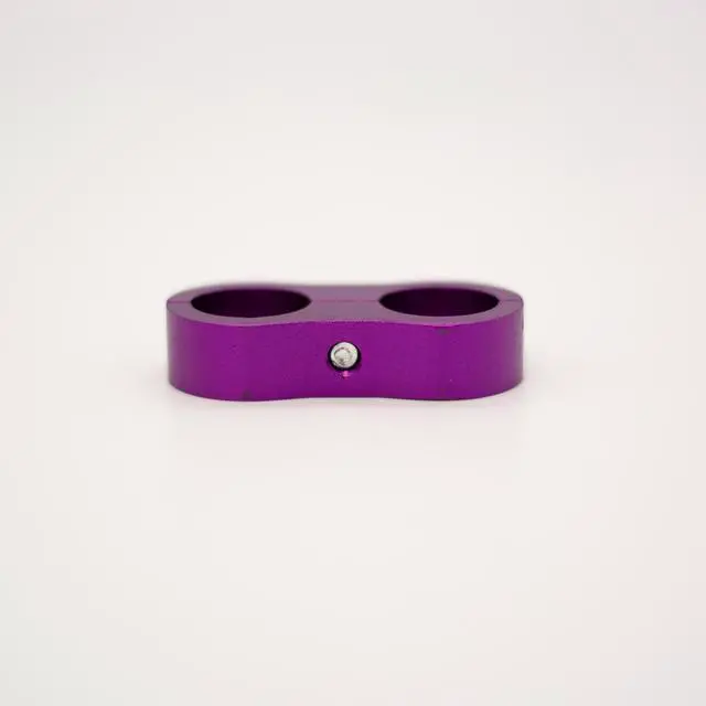 Alt view image 3 of 7 - ModMyMods ModClamp - 19mm (3/4") AN 10 Tubing Management Clamp - Purple (MOD-0341)