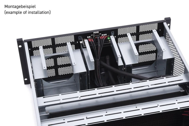 Alt view image 4 of 7 - Alphacool ES 4U - 19" - ServerRack - Watercooling Ready (50167)