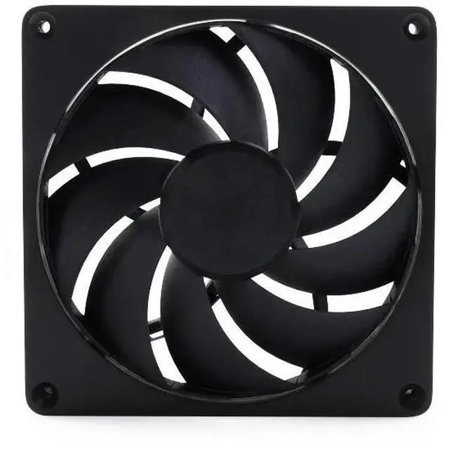 Alt view image 3 of 7 - Alphacool Apex Stealth Metal Fan 2500rpm Matte Black - 140x140x25mm (13760)