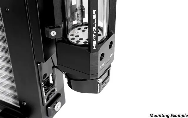 Alt view image 5 of 7 - Watercool MO-RA IV Heatkiller Tube Adapter - Black (26060)