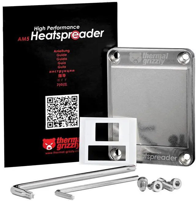 Alt view image 3 of 7 - Thermal Grizzly AM5 High Performance Heatspreader (TG-HPHS-AM5)