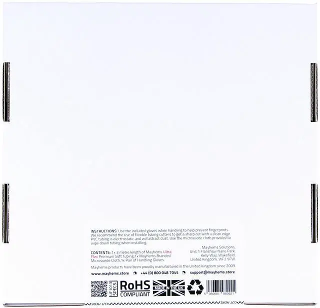 Alt view image 5 of 7 - Mayhems Soft Tubing - Ultra Flex PVC - 13/10mm - 3m Retail Box, Clear (MSTUF10133M)