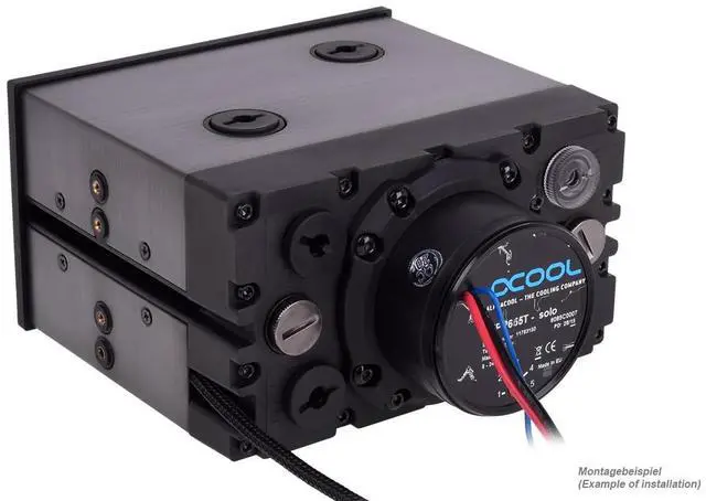 Alt view image 11 of 14 - Alphacool Eisfach D5 Reservoir, Dual 5.25" Bay, Pump Not Included
