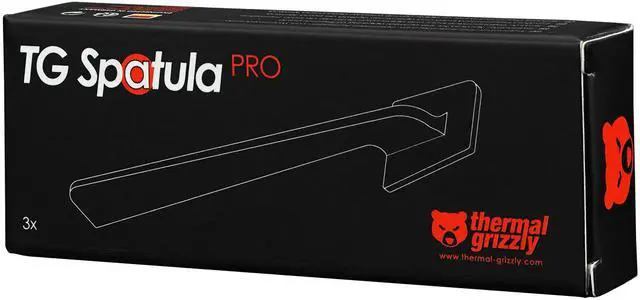 Alt view image 9 of 11 - Thermal Grizzly TG-AS-P-3 TG Spatula PRO(3 Pieces)Spread of Thermal Paste Precise Compound Distribution CPU/GPU/Console