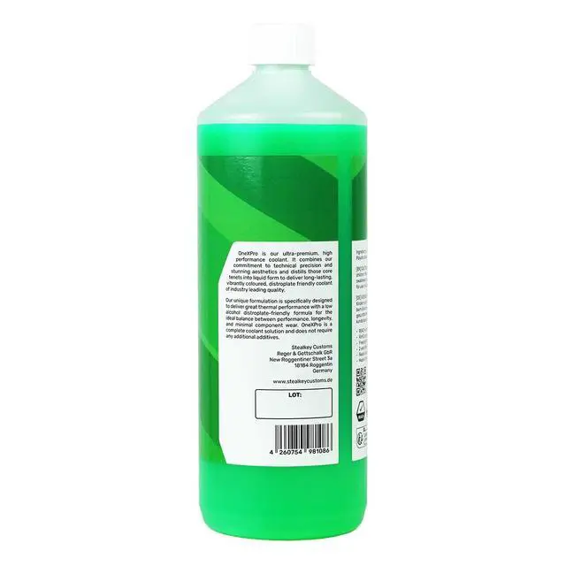 Alt view image 3 of 7 - StealKey Customs OneXPro Coolant Pre-Mix - Green 1000ml (23005)