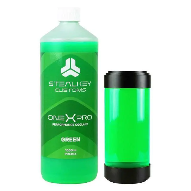 Alt view image 4 of 7 - StealKey Customs OneXPro Coolant Pre-Mix - Green 1000ml (23005)