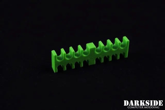 Alt view image 4 of 4 - Darkside 16-Pin Cable Management Holder - Green (3DS-0031)