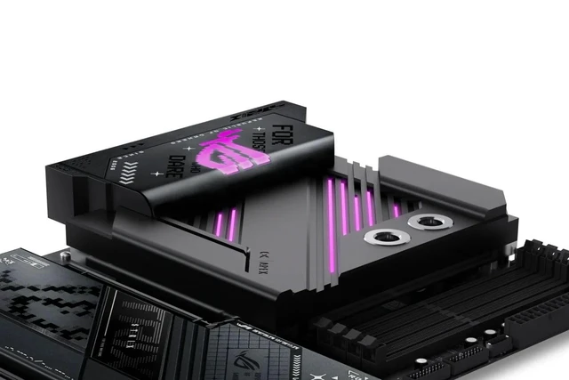 Alt view image 5 of 13 - Alphacool Apex Monoblock for ROG STRIX X870-F Gaming WIFI AM5 Motherboard (14682)