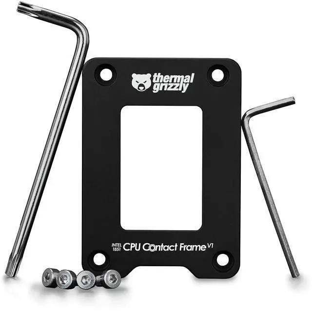 Alt view image 4 of 14 - Thermal Grizzly Intel 1851 CPU Contact Frame V1 (TG-CF-i1851-V1)