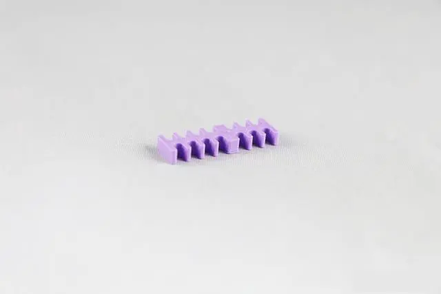 Alt view image 3 of 4 - Darkside 14-Pin Cable Management Holder - Purple (3DS-0076)