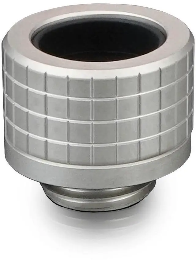 Alt view image 4 of 7 - Thermal Grizzly DeltaMate 14mm HardTube Compression Fitting - HT14 - Matt Nickel - 6 Pack, G1/4, Brass (TG-DM-FIT-6214)