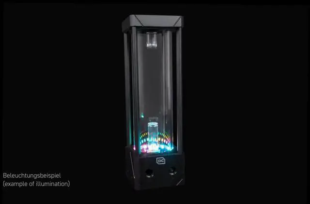 Alt view image 3 of 7 - Alphacool Eisbecher Aurora D5 Acetal/Glas - 250mm incl. Alphacool VPP Apex D5 (13326)